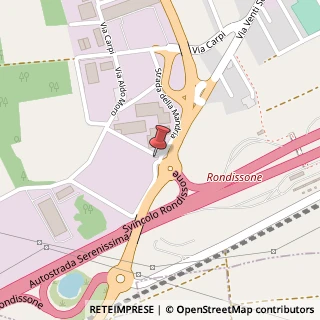 Mappa Strada della Mandria, 5/a, 10030 Rondissone, Torino (Piemonte)