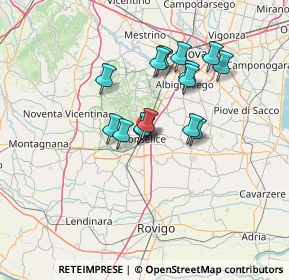 Mappa Via Tassello, 35043 Monselice PD, Italia (10.62733)