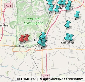 Mappa Via Tassello, 35043 Monselice PD, Italia (9.1955)