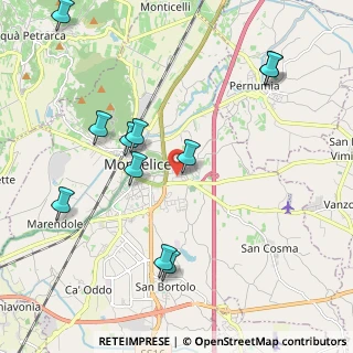 Mappa Via Costa Calcinara, 35043 Monselice PD, Italia (2.28)