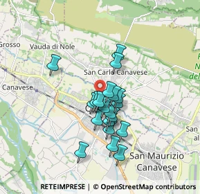 Mappa Via Corio, 10073 Ciriè TO, Italia (1.327)