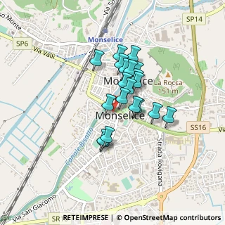 Mappa Via Squero, 35043 Monselice PD, Italia (0.31)