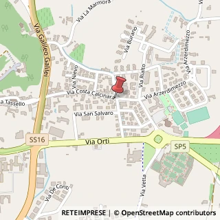 Mappa Via Costa Calcinara, 88, 35043 Monselice, Padova (Veneto)