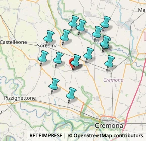 Mappa Piazza Revellino, 26024 Paderno Ponchielli CR, Italia (6.09)