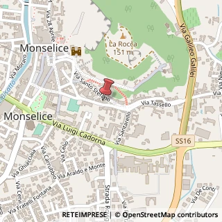 Mappa Via M. Carboni, 33, 35043 Monselice, Padova (Veneto)