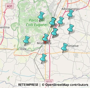 Mappa Via Carboni Matteo, 35043 Monselice PD, Italia (6.3125)