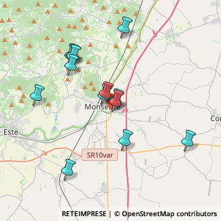 Mappa Via Guglielmo Marconi, 35043 Monselice PD, Italia (3.74231)
