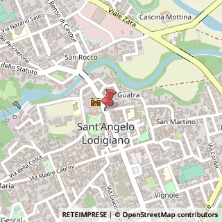 Mappa Piazza della Liberta, 29, 26866 Sant'Angelo Lodigiano, Lodi (Lombardia)