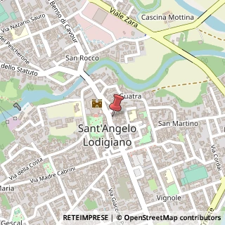 Mappa Piazza della Libertà, 40, 26866 Sant'Angelo Lodigiano, Lodi (Lombardia)