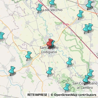 Mappa Piazza della Liberta, 26866 Sant'Angelo Lodigiano LO, Italia (6.4575)