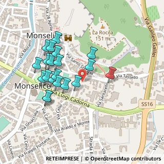 Mappa Via M. Carboni, 35043 Monselice PD, Italia (0.2185)