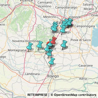 Mappa Via M. Carboni, 35043 Monselice PD, Italia (10.97263)
