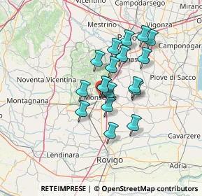 Mappa Via M. Carboni, 35043 Monselice PD, Italia (10.13389)