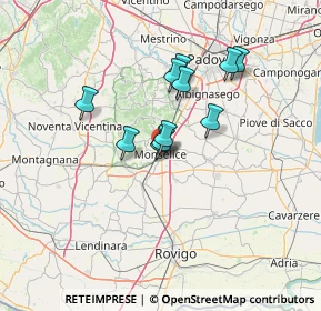 Mappa Piazzale Vittoria, 35043 Monselice PD, Italia (10.09364)