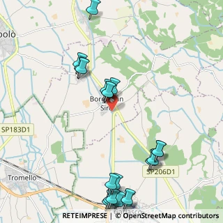 Mappa Via Artigianato, 27020 Borgo San Siro PV, Italia (2.564)