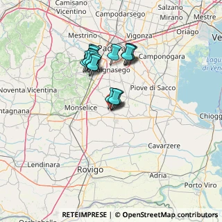 Mappa Piazza dei Bersaglieri, 35026 Conselve PD, Italia (11.4585)