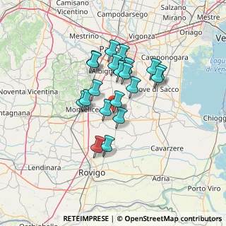 Mappa Via Arrigo Boito, 35026 Conselve PD, Italia (10.697)