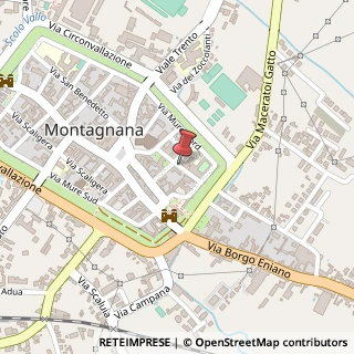 Mappa Via berga 5, 35044 Montagnana, Padova (Veneto)