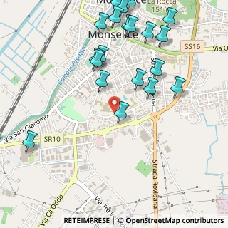 Mappa Via Alcide de Gasperi, 35043 Monselice PD, Italia (0.626)