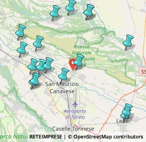 Mappa Via San Carlo, 10070 San Francesco Al Campo TO, Italia (4.94353)