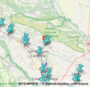 Mappa Via San Carlo, 10070 San Francesco Al Campo TO, Italia (6.17)