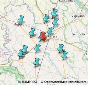 Mappa Localita zermagnone via per olevano, 27030 Castello d'Agogna PV, Italia (7.103)