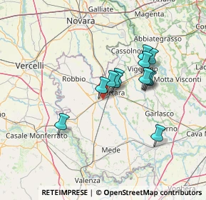 Mappa Localita zermagnone via per olevano, 27030 Castello d'Agogna PV, Italia (11.03917)