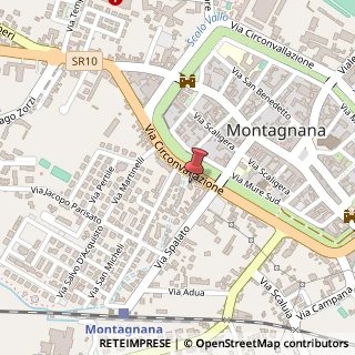 Mappa Via Circonvallazione, 145, 35044 Montagnana, Padova (Veneto)
