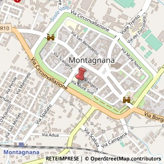 Mappa Via mure sud 10, 35044 Montagnana, Padova (Veneto)