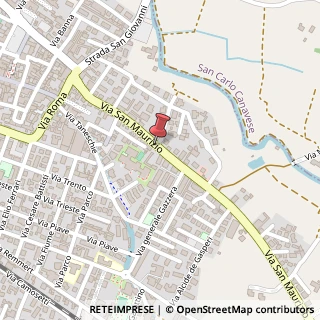 Mappa Via San Maurizio, 52A, 10073 Ciriè, Torino (Piemonte)