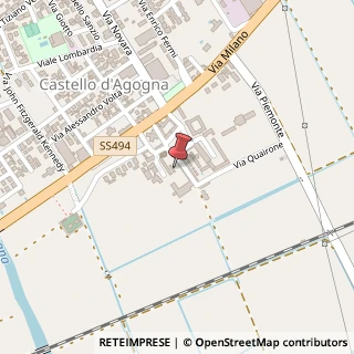 Mappa Piazza Vittorio Emanuele II, 3, 27030 Castello d'Agogna PV, Italia, 27036 Mortara, Pavia (Lombardia)