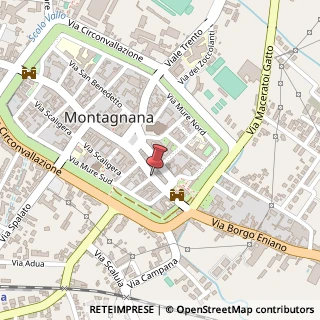 Mappa Via Carrarese,  48, 35044 Montagnana, Padova (Veneto)