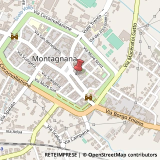Mappa Via Guglielmo Marconi, 1, 35044 Montagnana, Padova (Veneto)