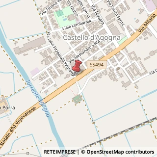 Mappa Via Milano, 3, 27030 Castello d'Agogna, Pavia (Lombardia)