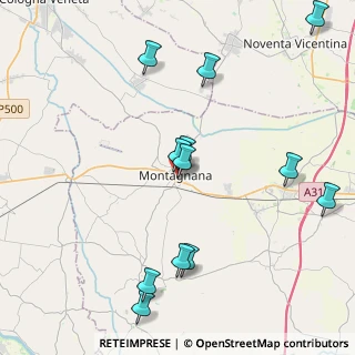 Mappa Via Carrarese, 35044 Montagnana PD, Italia (4.65833)