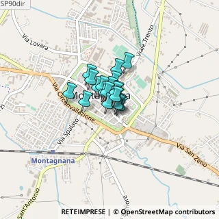 Mappa Via Carrarese, 35044 Montagnana PD, Italia (0.166)