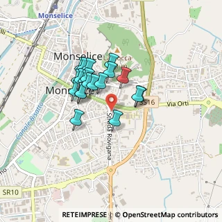 Mappa Via Marco Santarello, 35043 Monselice PD, Italia (0.323)