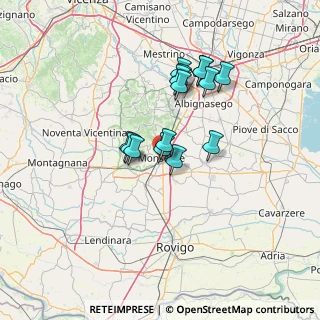 Mappa Via G. Garibaldi, 35043 Monselice PD, Italia (10.97667)