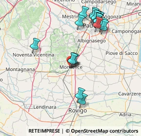 Mappa Via G. Garibaldi, 35043 Monselice PD, Italia (17.1285)