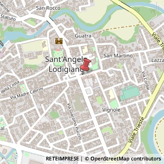 Mappa Viale Partigiani,  8, 26866 Sant'Angelo Lodigiano, Lodi (Lombardia)