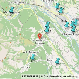 Mappa Via Lanzo, 10070 Cafasse TO, Italia (3.06273)