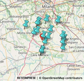 Mappa Via Achille Grandi, 27012 Certosa di Pavia PV, Italia (10.79667)