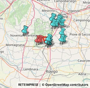 Mappa Via Monte Fiorin, 35043 Monselice PD, Italia (10.138)