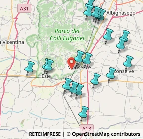 Mappa Via Monte Fiorin, 35043 Monselice PD, Italia (8.5895)