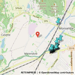 Mappa Via Monte Fiorin, 35043 Monselice PD, Italia (1.202)