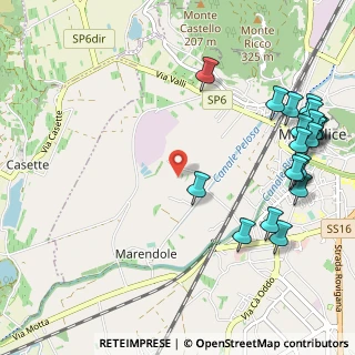 Mappa Via Monte Fiorin, 35043 Monselice PD, Italia (1.409)