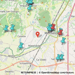 Mappa Via Monte Fiorin, 35043 Monselice PD, Italia (2.909)