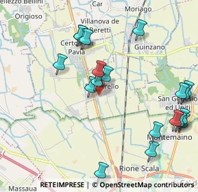 Mappa Via Sandro Pertini, 27010 Borgarello PV, Italia (2.334)