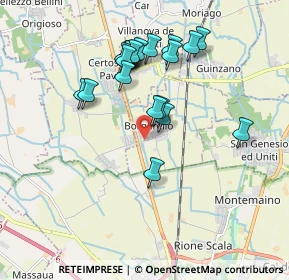 Mappa Via Sandro Pertini, 27010 Borgarello PV, Italia (1.7215)