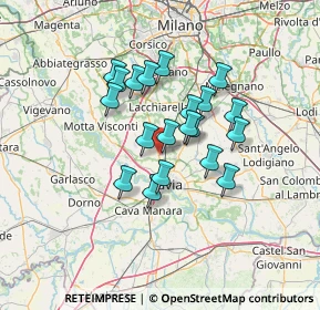 Mappa Via Sandro Pertini, 27010 Borgarello PV, Italia (10.5045)
